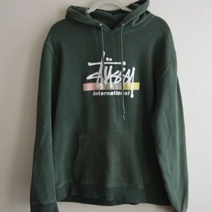 Green Stussy Hoodie